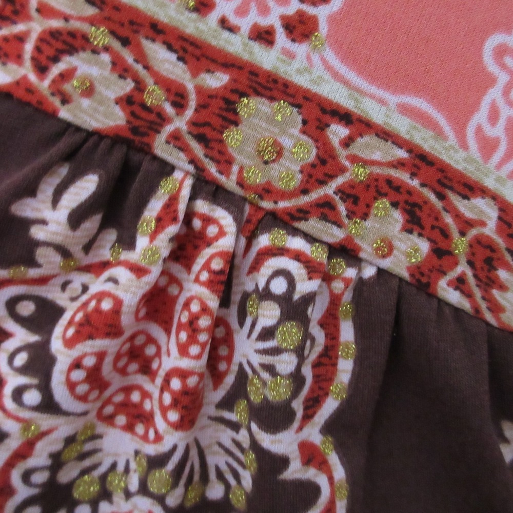 Vintage‎ Nine West Top Plus 1X Floral Babydoll Y2K 90s Tie Back Fairy Whimsy USA - Picture 9 of 11